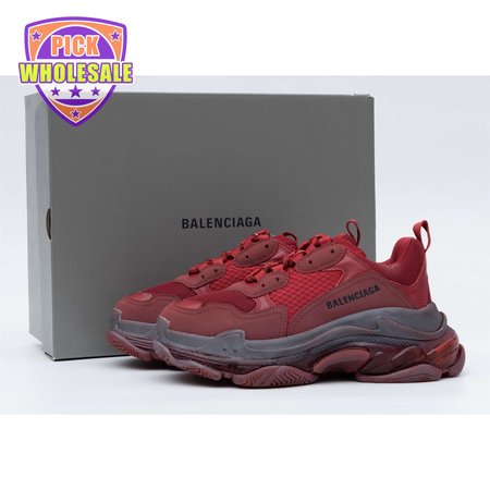 Balenciaga Triple S Burgundy Red 35-45