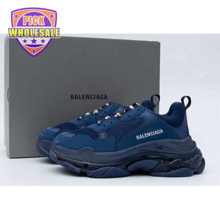 Balenciaga Triple S Clear Sole Navy 35-45