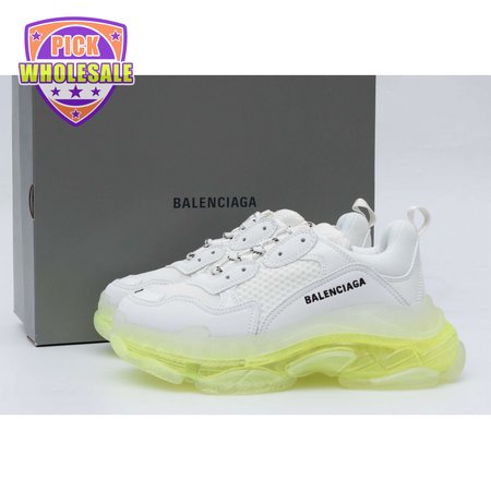 Balenciaga Triple S Clear Sole White Fluo Yellow 35-45