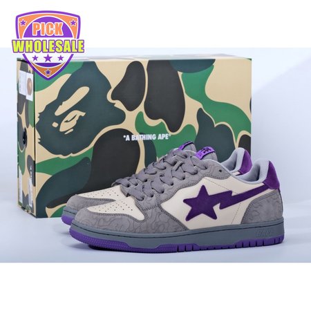 Bape Sk8 Sta Grey Purple 40-45