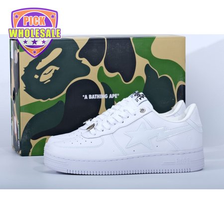 Bape Sta Low White 36-45