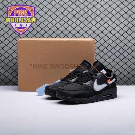 Nike OFF-WHITE x Air Max 90 White Black Men's