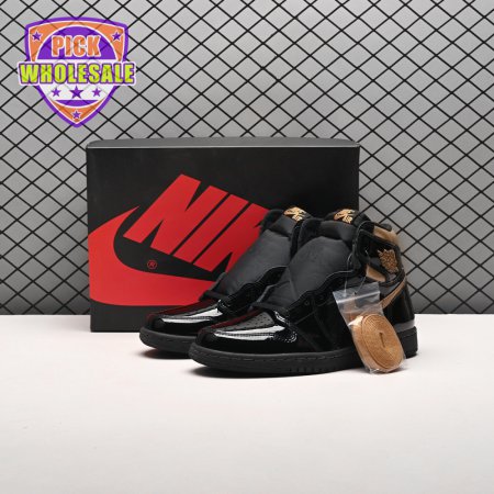 Jordan 1 Retro High Black Metallic Gold (2020) Unisex