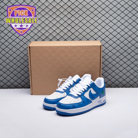 Nike Air Force 1 Low By Virgil Abloh White Royal Unisex