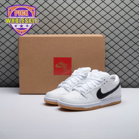 Nike SB Dunk Low Orange Label White Black Unisex