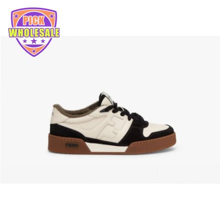 Fendidi Match Women's Black Suede Low Top Shoes 35-45