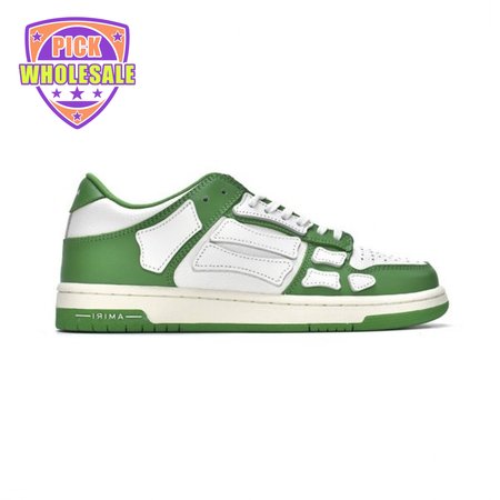 AMIRI Skel Top Low Whtie Green 40-46