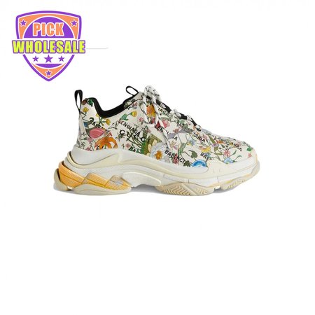 Gucci x Balenciaga The Hacker Project Triple S Flora Print 35-45