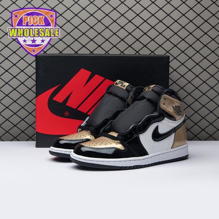 Jordan 1 Retro High NRG Patent Gold Toe Men's