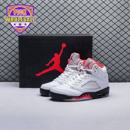 Jordan 5 Retro Fire Red Silver Tongue (2020) DA1911-102 Men's