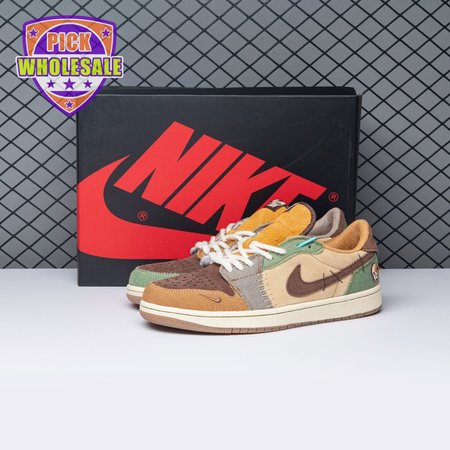 Jordan 1 Retro Low OG Zion Williamson Voodoo DZ7292-200 Unisex