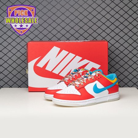 Nike Dunk Low QS LeBron James Fruity Pebbles DH8009-600 Unisex