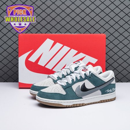 Nike SB Dunk Low Grey Green Black DO9457-110 Unisex