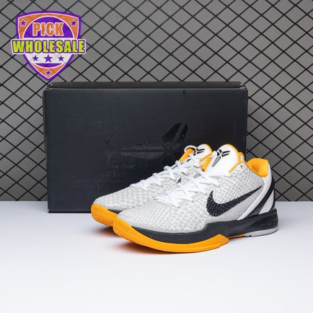 Kobe 6 Protro Playoff Pack White Del Sol CW2190-100 Men's