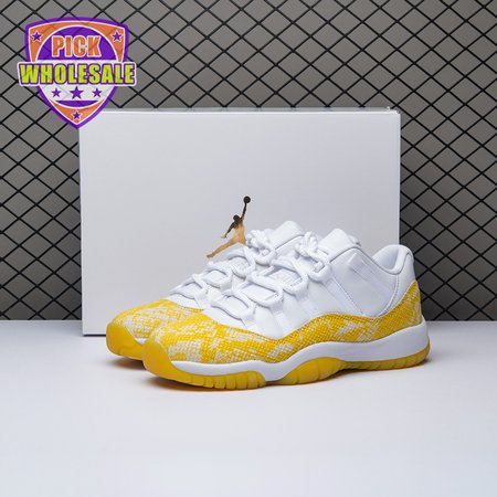 Jordan 11 Retro Low Tour Yellow Snakeskin AH7860-107 Men's