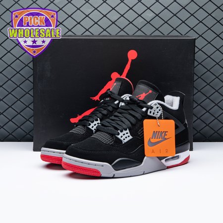 Air Jordan 4 Retro OG Bred 2019 Unisex