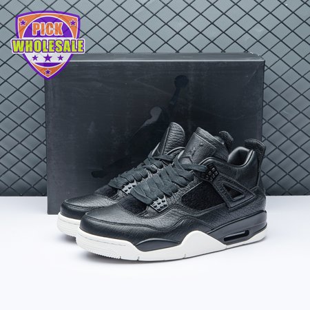 Jordan 4 Retro Pony Hair Black Men's