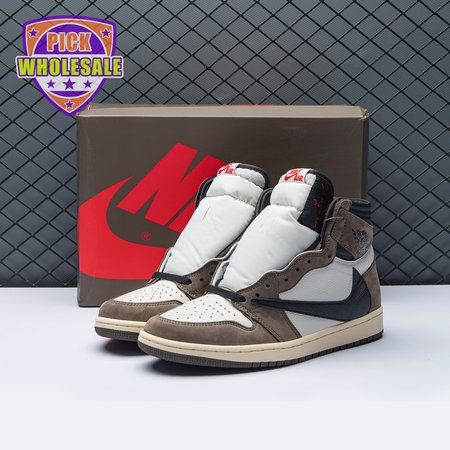 Travis Scott x Air Jordan 1 Retro High OG 'Mocha' Unisex