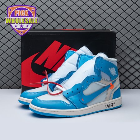 Off-White x Air Jordan 1 Retro High OG 'UNC' Unisex