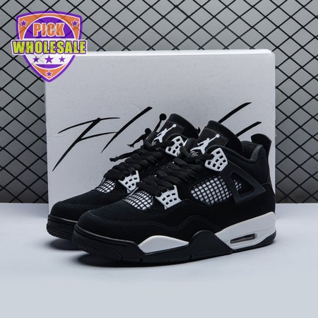 Air Jordan 4 Retro White Thunder FQ8138 001 Unisex