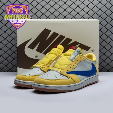 Jordan 1 Retro Low OG SP Travis Scott Canary DZ4137-700 Unisex