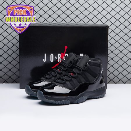 Air Jordan 11 "Black Red Grey" Men's