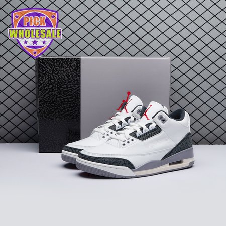 Jordan 3 Retro Cement Grey CT8532-106 Unisex