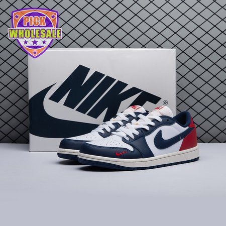 Air Jordan 1 Low OG 'Gym Red & Midnight Navy' HQ2993-100 Unisex