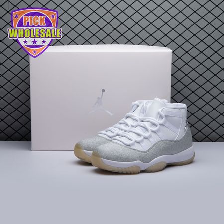 Jordan 11 Retro White Metallic Silver AR0715-100 Unisex