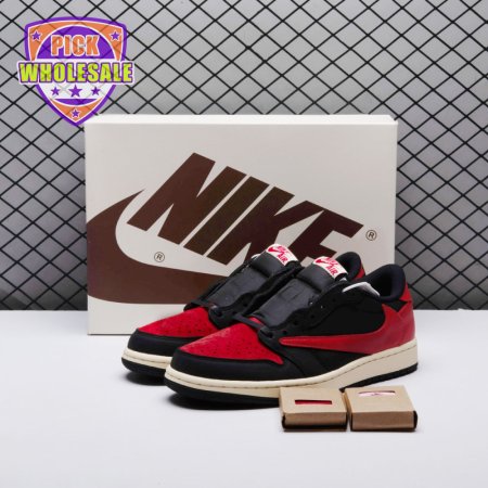 Travis Scott x Air Jordan 1 Low Bred Unisex