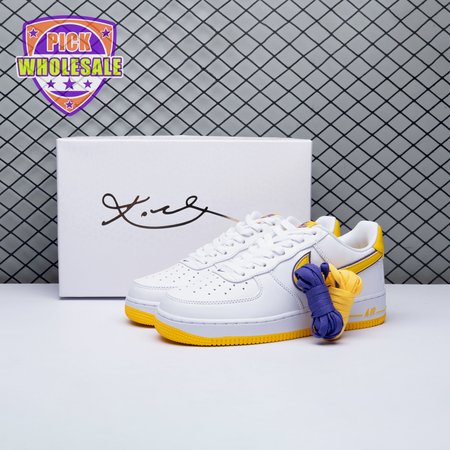 Nike Air Force 1 Low Retro QS Kobe Bryant Lakers Home FZ1151-100 Unisex