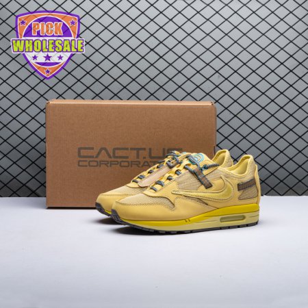Nike Air Max 1 Travis Scott Cactus Jack Saturn Gold DO9392-700 Unisex