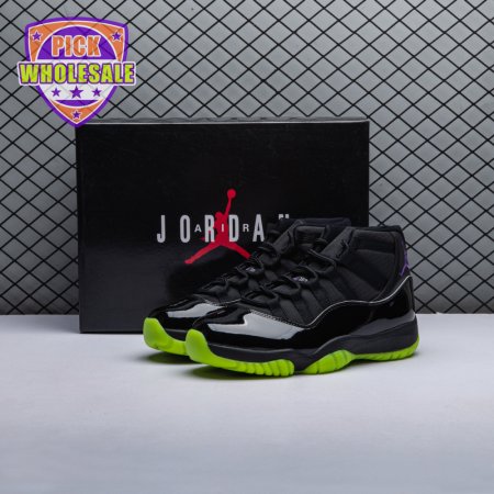 Air Jordan 11 GS Black Barely Volt Men's