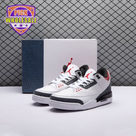 Air Jordan 3 Retro Denim SE 'Fire Red' Men's