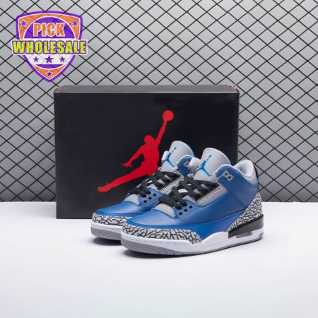 Jordan 3 Retro Varsity Royal Cement CT8532-400 Men's