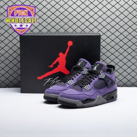 Air jordan 4 x Travis Scott Purple Unisex