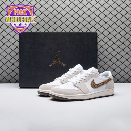 Jordan 1 Retro Low Golf Light Orewood Elephant DD9315-116 Unisex