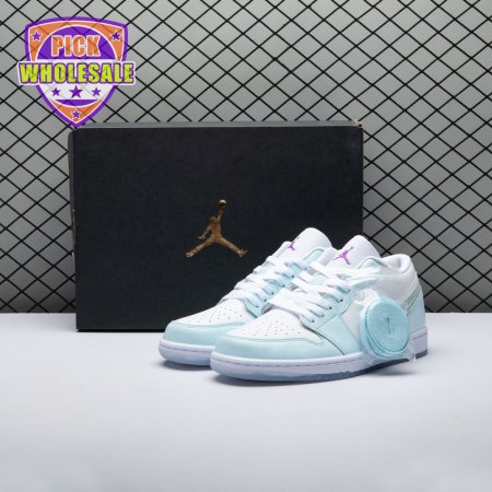 Jordan 1 Low SE Glacier Blue (GS) HJ3481-491 Unisex