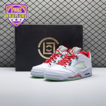 Jordan 5 Retro Low CLOT White Silk 20th Anniversary 1551183 Unisex