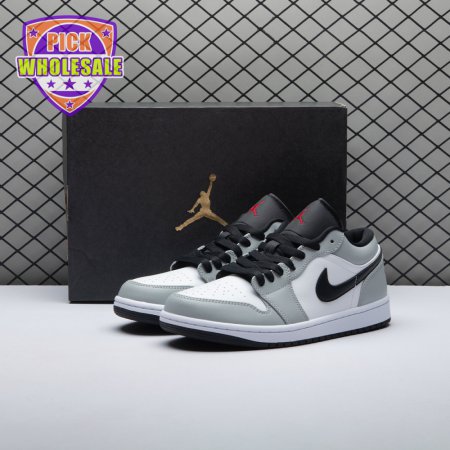 Jordan 1 Low Light Smoke Grey 553558-030 Unisex