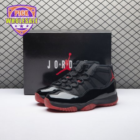 Air Jordan 11 Black Red 378037-326 Men's
