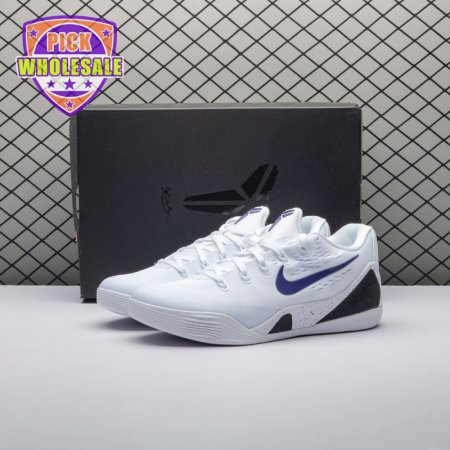 Nike Kobe 9 Elite Low EM Protro White Court Purple IH1401-100 Unisex