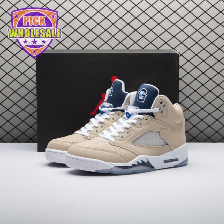 Air Jordan 5 Georgetown Hoyas PE HQ7978-005 Men's