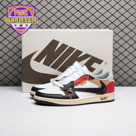 Travis Scott x OFF-WHITE x Air Jordan 1 XZ6868-005 Unisex